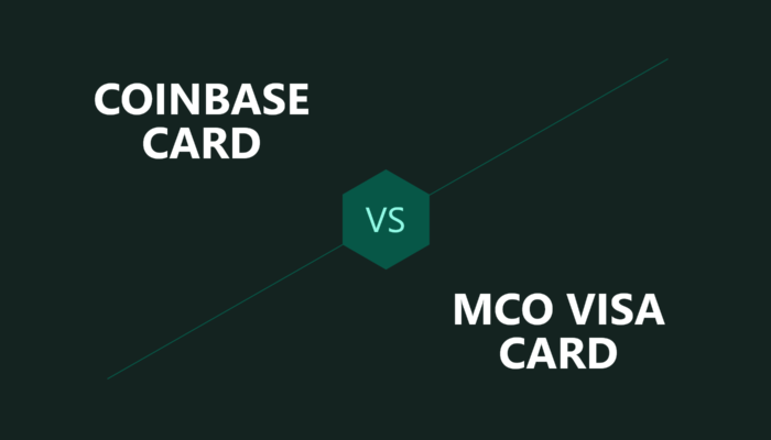 Coinbase Card e MCO Visa Card a confronto