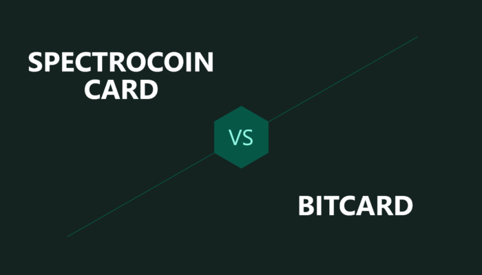 SpectroCoin Card e BitCard a confronto