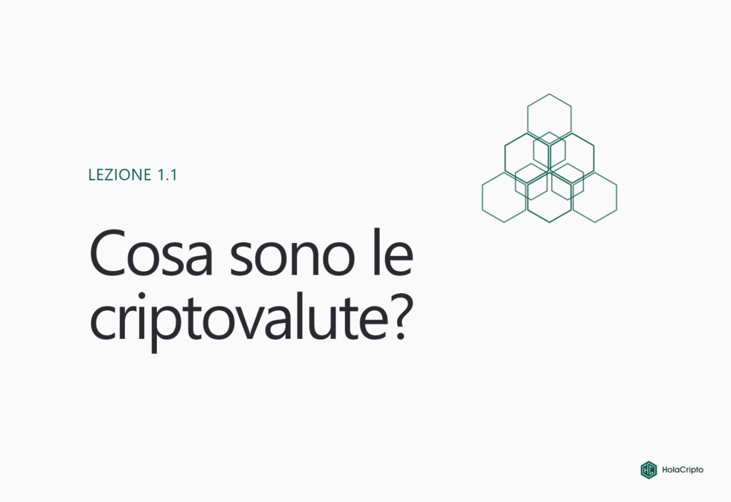 Cosa sono le criptovalute?