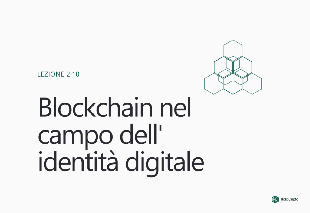 Blockchain nel campo dell’identità digitale