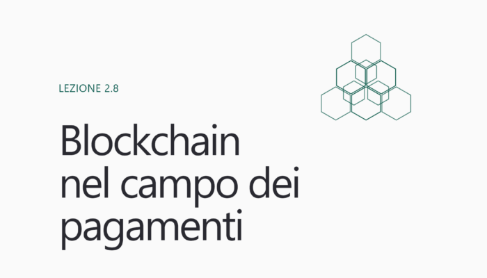 Blockchain nel campo dei pagamenti