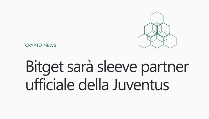 Bitget partner ufficiale Juventus