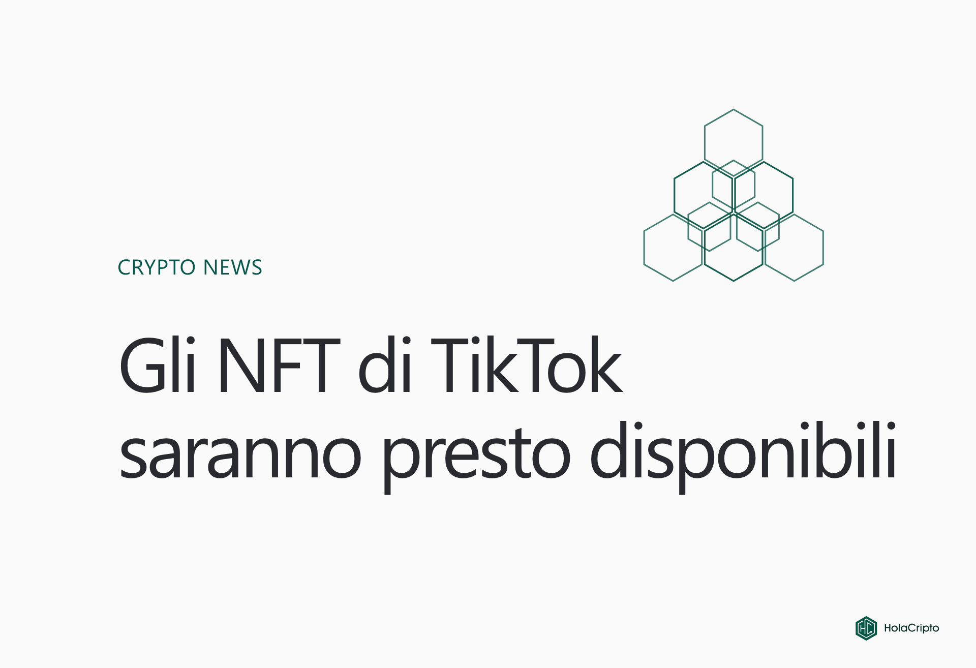 Gli NFT di TikTok saranno presto disponibili