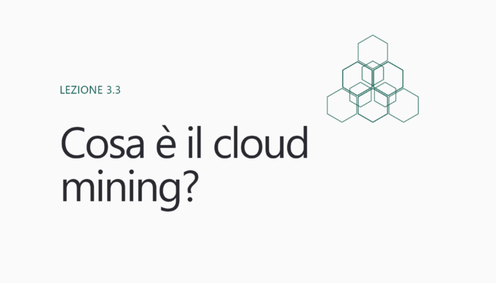 Cosa è il cloud mining?
