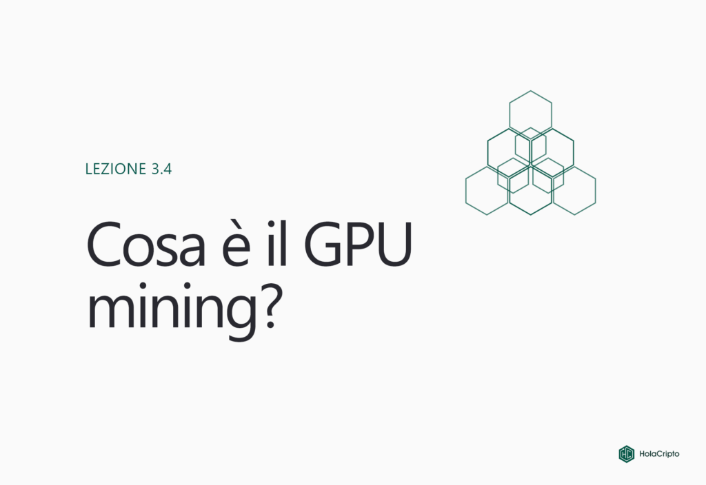 Cosa è il GPU mining?