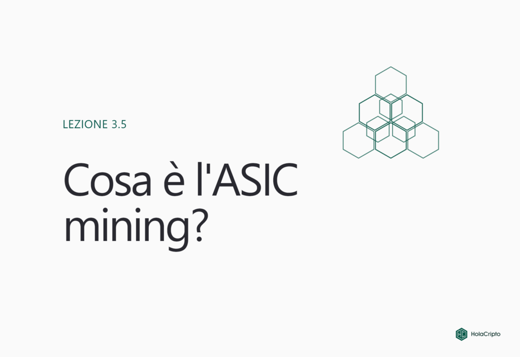 Cos’è l’ASIC mining
