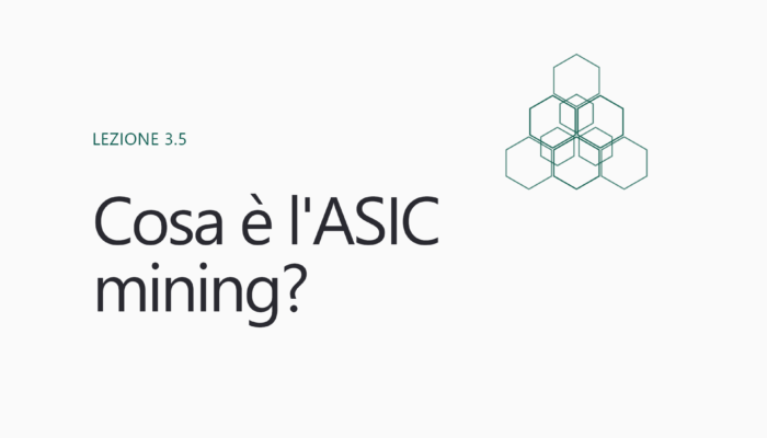 Cos’è l’ASIC mining