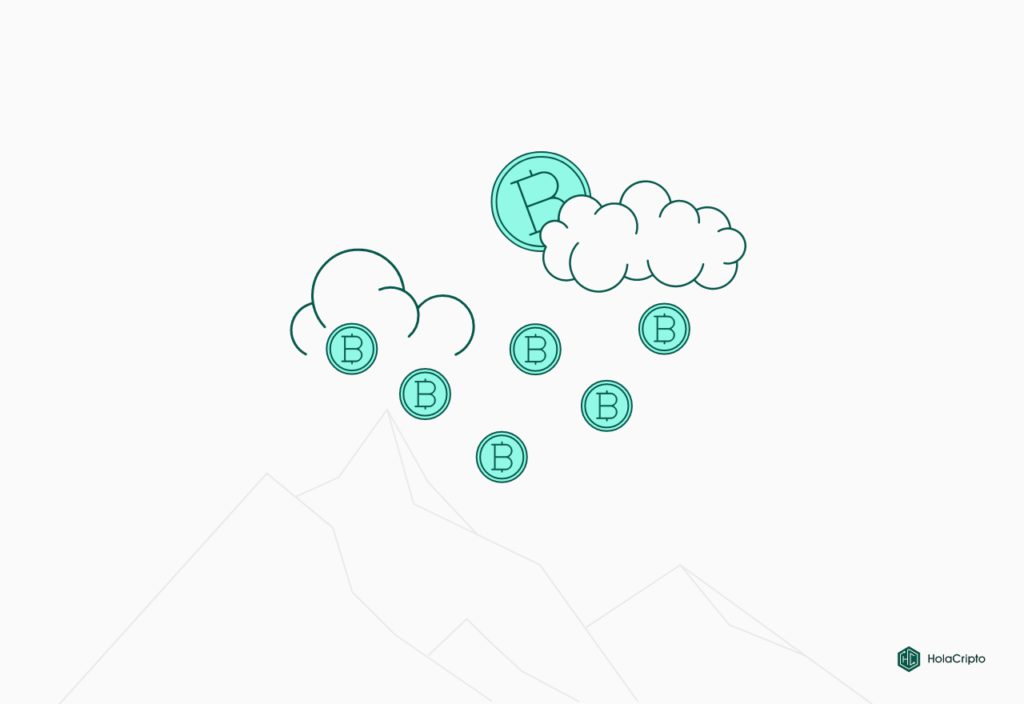 cloud mining rappresentazione 