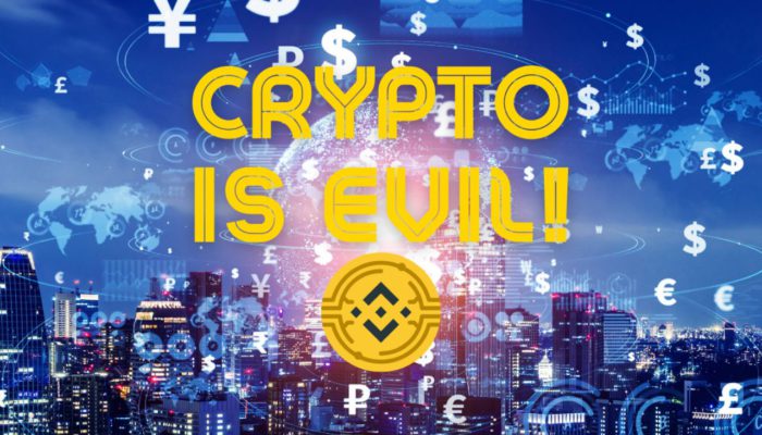 Binance lancia la campagna crypto is evil