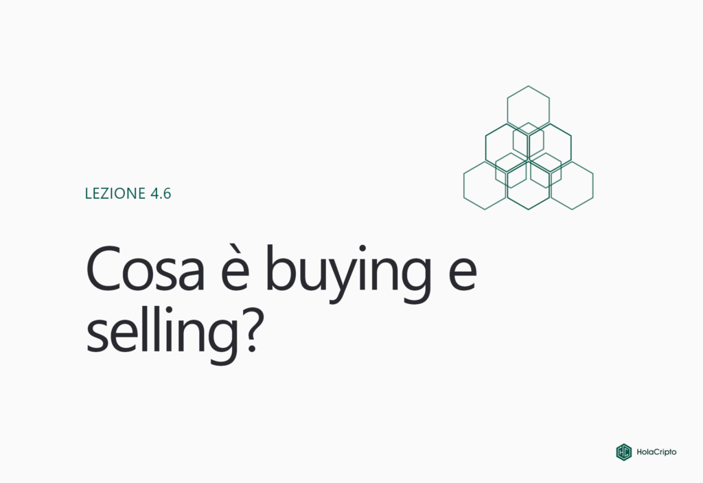 Cosa sono buy e sell nel trading?